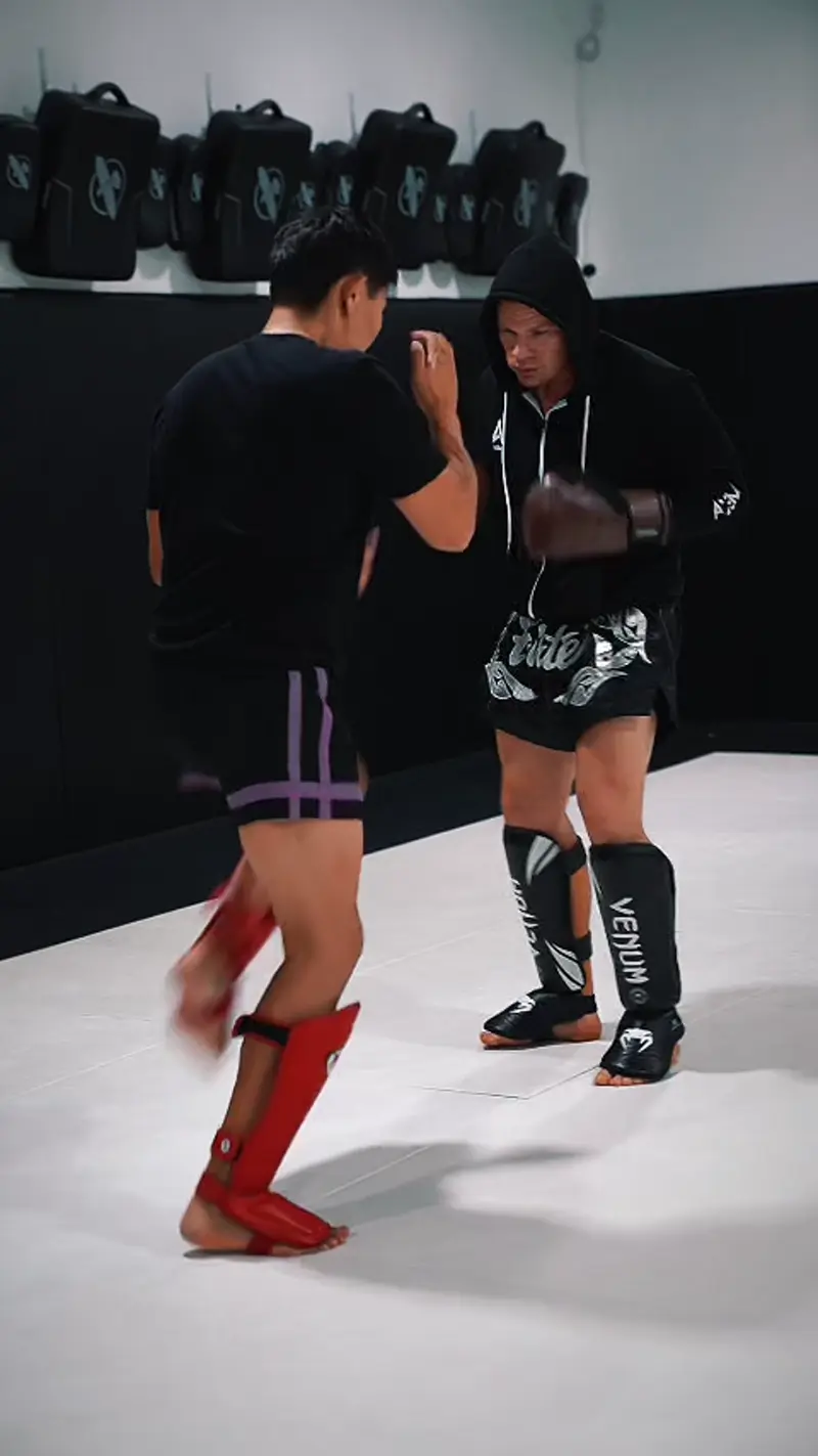 Adult Kickboxing and Muay Thai class at Academy Jiu-Jitsu Yorba Linda